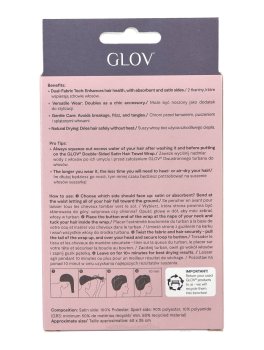 GLOV® Sport & Satin Turbante Asciugacapelli Rosa - 3