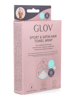 GLOV® Sport & Satin Turbante Asciugacapelli Rosa - 1