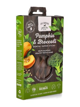 Go Native Dental Snack Zucca e Broccoli per Cani - 1
