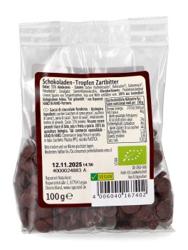 Gocce di Cioccolato Fondente Bio - 4