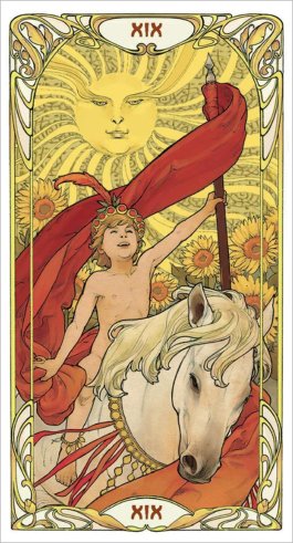 Golden Art Nouveau Tarot - 4