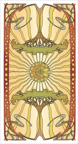 Golden Art Nouveau Tarot - 3