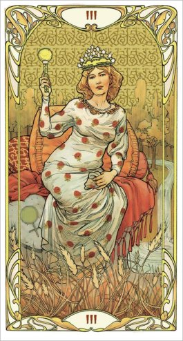 Golden Art Nouveau Tarot - 5
