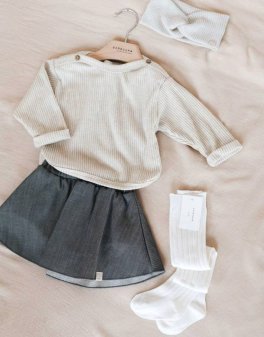 Gonna Bimba - Jeans Blu - 9/12m - 3