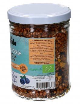 Granola Croccante con Grano Saraceno, Fave di Cacao e Mirtilli Interi - Golden Yooga - 3