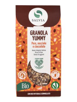 Granola Yummy Biologica Pere, Nocciole e Cioccolato - 2