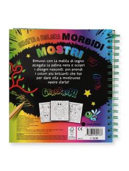 Gratta e Colora - Morbidi Mostri — Libro - 4
