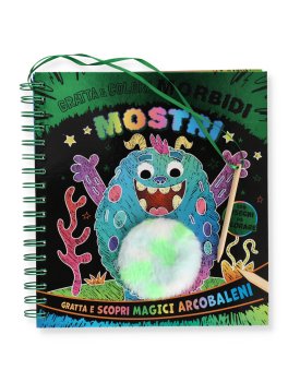 Gratta e Colora - Morbidi Mostri — Libro - 1