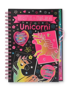 Gratta e Colora - Unicorni — Libro - 1