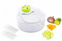 Grattugia Affetta con 3 Lame e Contenitore