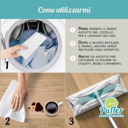 Green Puffer Eco-Detersivo Vegetale in Panni per Lavatrice - 7