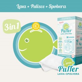 Green Puffer Eco-Detersivo Vegetale in Panni per Lavatrice - 8