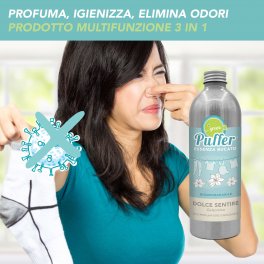Green Puffer Essenza Bucato - Profumatore Concentrato Elimina Odori - Dolce Sentire - Gelsomino - 8