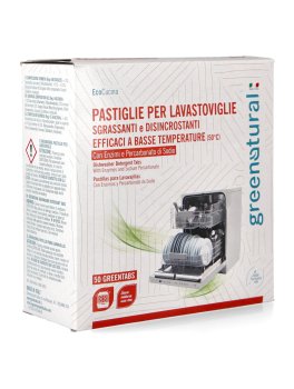 Greentabs - Pastiglie per Lavastoviglie Sgrassanti e Disincrostanti - 1