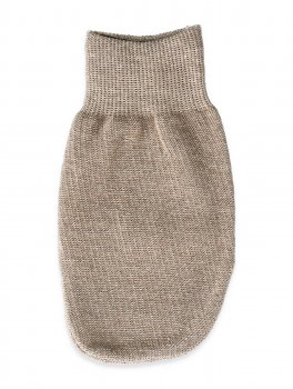 Guanto Esfoliante in Lino e Cotone Noire di Hammam - 1