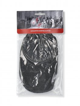 Guanto Esfoliante in Poliestere Noire di Hammam - Nero - 2