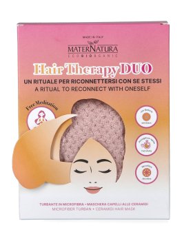 Hair Therapy Duo Box con Maschera Capelli alle Ceramidi e Turbante - 2