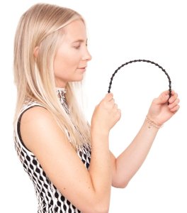 Hairhalo - Cerchietto Black Sparkle - 5