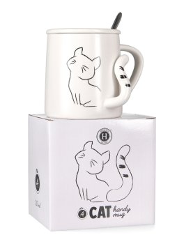Handy Mug Cat - Tazza in Ceramica con Cucchiaino - 4