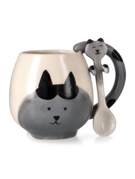 Tazza con Cucchiaio Cucù Cat - Handy Mug - 3