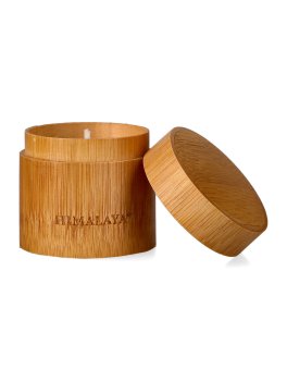 Himalaya Candle - Candela in Box di Bamboo - Seta - 2