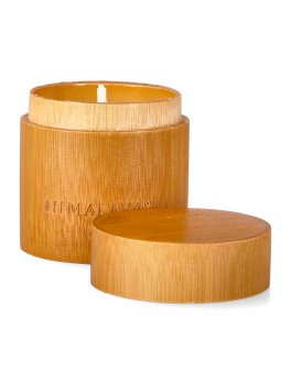 Himalaya Candle - Candela in Box di Bamboo - Seta - 3