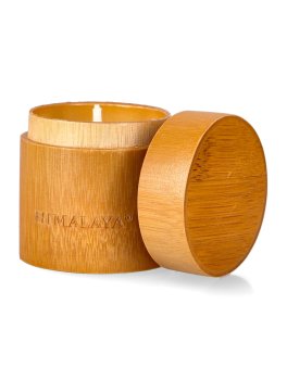 Himalaya Candle - Candela in Box di Bamboo - Seta - 5