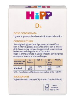 Hipp D3 - Vitamina D - Flaconcino - 5