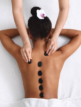 Hot Stone Massage - Set Deluxe con 68 Pietre Laviche - 4