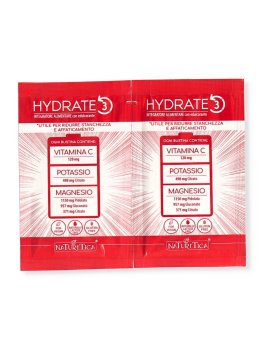 Hydrate 3 - Integratore di Magnesio, Potassio e Vitamina C in Buste - 6