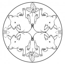 I Mandala degli Animali del Bosco — Libro - 2