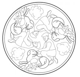 I Mandala degli Animali della Fattoria — Libro - 4