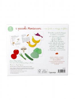 I Piccoli Montessori - I Miei Frutti e Ortaggi di Feltro - 2
