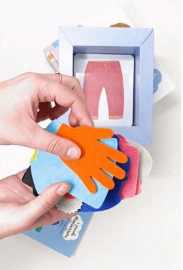 I Piccoli Montessori - I Miei Indumenti di Feltro - 5