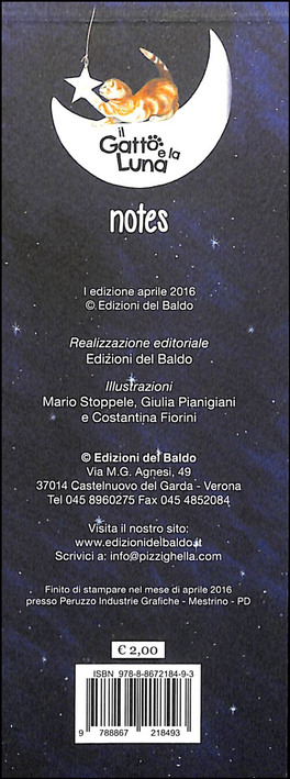 Il Gatto e la Luna Block Notes — Diari e Journaling - 2