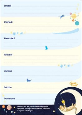 Il Gatto e la Luna - Settimanale di Appunti Importanti — Calendario - 3
