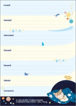 Il Gatto e la Luna - Settimanale di Appunti Importanti — Calendario - 4
