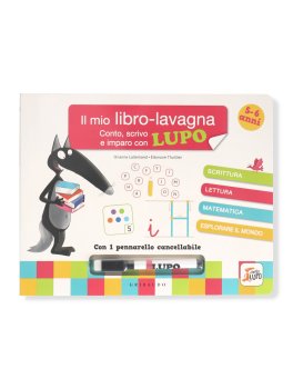 Il Mio Libro Lavagna - Conto, Scrivo e Imparo con Lupo — Libro - 1