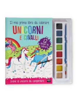 Il Mio Primo Libro da Colorare - Unicorni e Cavalli — Libro - 1
