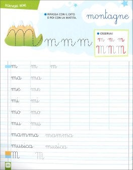 Il Mio Primo Libro di Scrittura Corsivo e Ortografia — Libro - 4