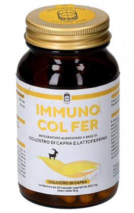 Immuno Col Fer - Integratore di Colostro di Capra e Lattoferina in  Capsule - 1