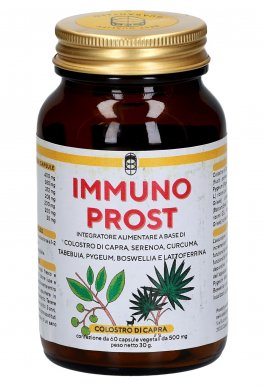 Immuno Prost - Intetegratore di Colostro di Capra, Serenoa, Curcuma, Tabebuia, Pygeum, Boswellia e Lattoferrina - 1
