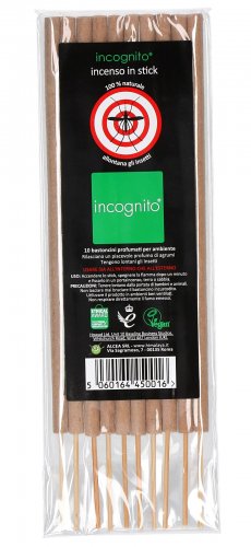 Incognito - 10 Bastoncini Profumati per Ambiente - Antizanzare