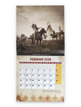 Indiani d'America - Calendario 2026 — Calendario - 2