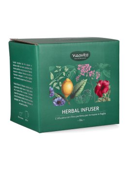 Infusiera con Filtro in Acciaio - Herbal Infuser Blu - 3