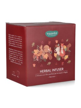 Infusiera in Ceramica con Filtro in accio Inox  "Warmy Tea" - Marrone - 4