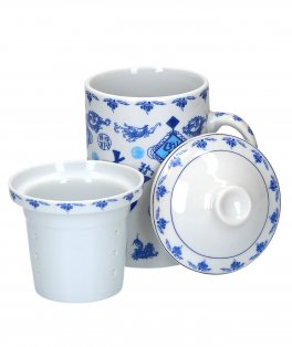 Infusiera in Porcellana Cinese con Filtro e Coperchio - 2