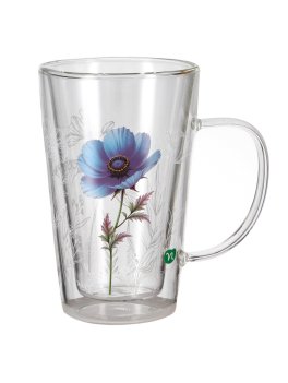 Infusiera in Vetro con Filtro "Rituali Botanici" -  Anemone Blu - 2