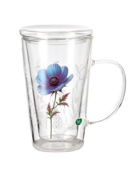 Infusiera in Vetro con Filtro "Rituali Botanici" -  Anemone Blu - 3