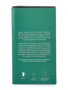 Infusiera in Vetro con Filtro "Rituali Botanici" -  Anemone Blu - 6